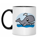 Кружка двухцветная