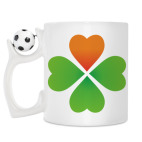 Кружка с футбольным мячиком