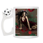 Кружка с футбольным мячиком