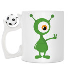 Кружка с футбольным мячиком