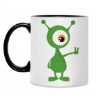 Кружка двухцветная