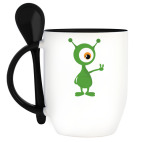 Кружка с ложкой