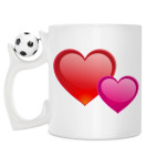 Кружка с футбольным мячиком