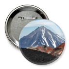 Вулканы, летний пейзаж полуострова Камчатка