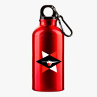 Металлическая бутылка 400 мл UV-DTF