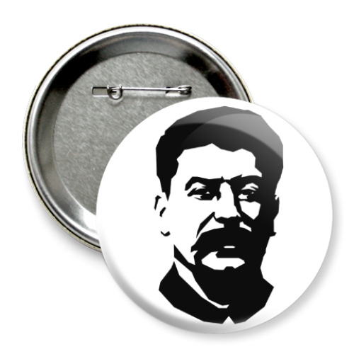 Значок 75мм Иосиф Сталин