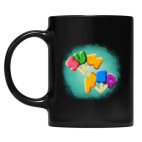 Кружка цветная UV-DTF