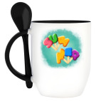 Кружка с ложкой