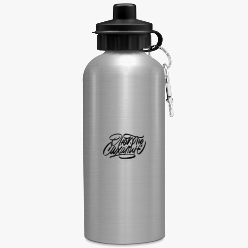 Бутылка с карабином (500 мл) с принтом мыс Евстафия Сахалин