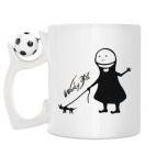 Кружка с футбольным мячиком