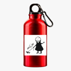 Металлическая бутылка 400 мл UV-DTF