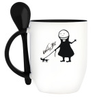 Кружка с ложкой