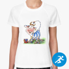 Женская спортивная футболка