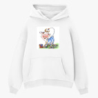 Толстовка худи оверсайз