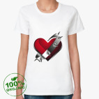 Женская футболка органик