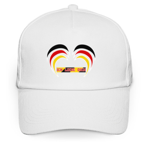 Кепка бейсболка Я люблю тебя по-немецки