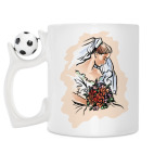 Кружка с футбольным мячиком