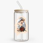 Банка с бамбуковой крышкой