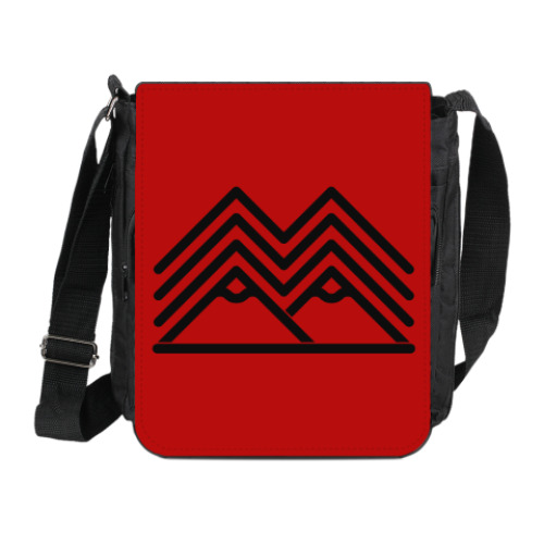 Сумка на плечо (мини-планшет) Символ Твин Пикс Twin Peaks