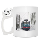 Кружка с футбольным мячиком