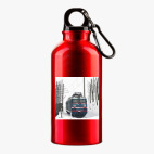 Металлическая бутылка 400 мл UV-DTF