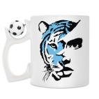 Кружка с футбольным мячиком