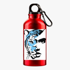 Металлическая бутылка 400 мл UV-DTF