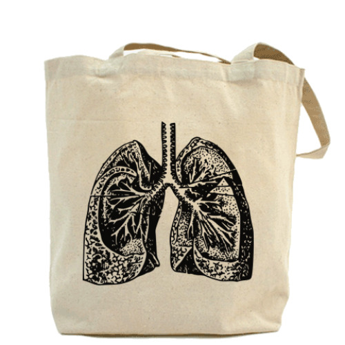 Сумка шоппер с принтом 'Anatomy'