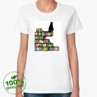 Женская футболка органик