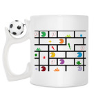 Кружка с футбольным мячиком
