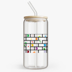 Банка с бамбуковой крышкой