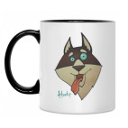 Кружка двухцветная