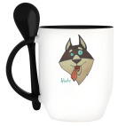 Кружка с ложкой