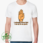 Мужская футболка органик