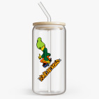 Банка с бамбуковой крышкой