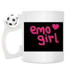 Кружка с футбольным мячиком