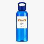 Прозрачная спортивная бутылка