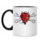 Кружка двухцветная