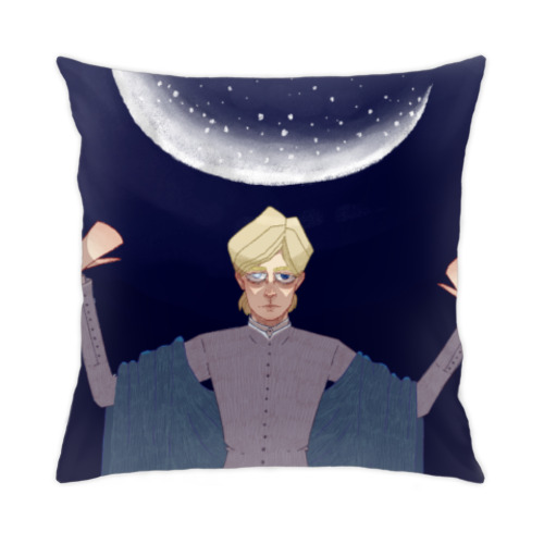 Подушка с принтом Король месяц