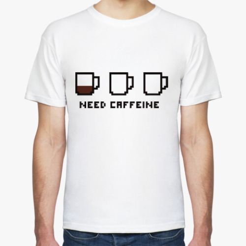 Футболка с принтом Кофе