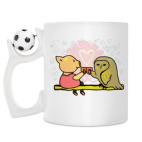 Кружка с футбольным мячиком