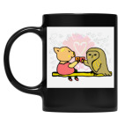 Кружка цветная UV-DTF