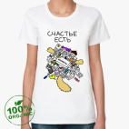 Женская футболка органик