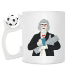 Кружка с футбольным мячиком