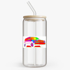 Банка с бамбуковой крышкой