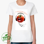 Женская футболка органик