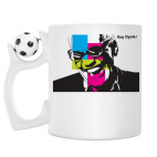 Кружка с футбольным мячиком