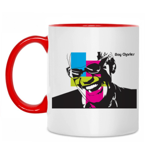 Кружка с принтом Ray Charles
