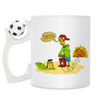 Кружка с футбольным мячиком