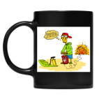 Кружка цветная UV-DTF